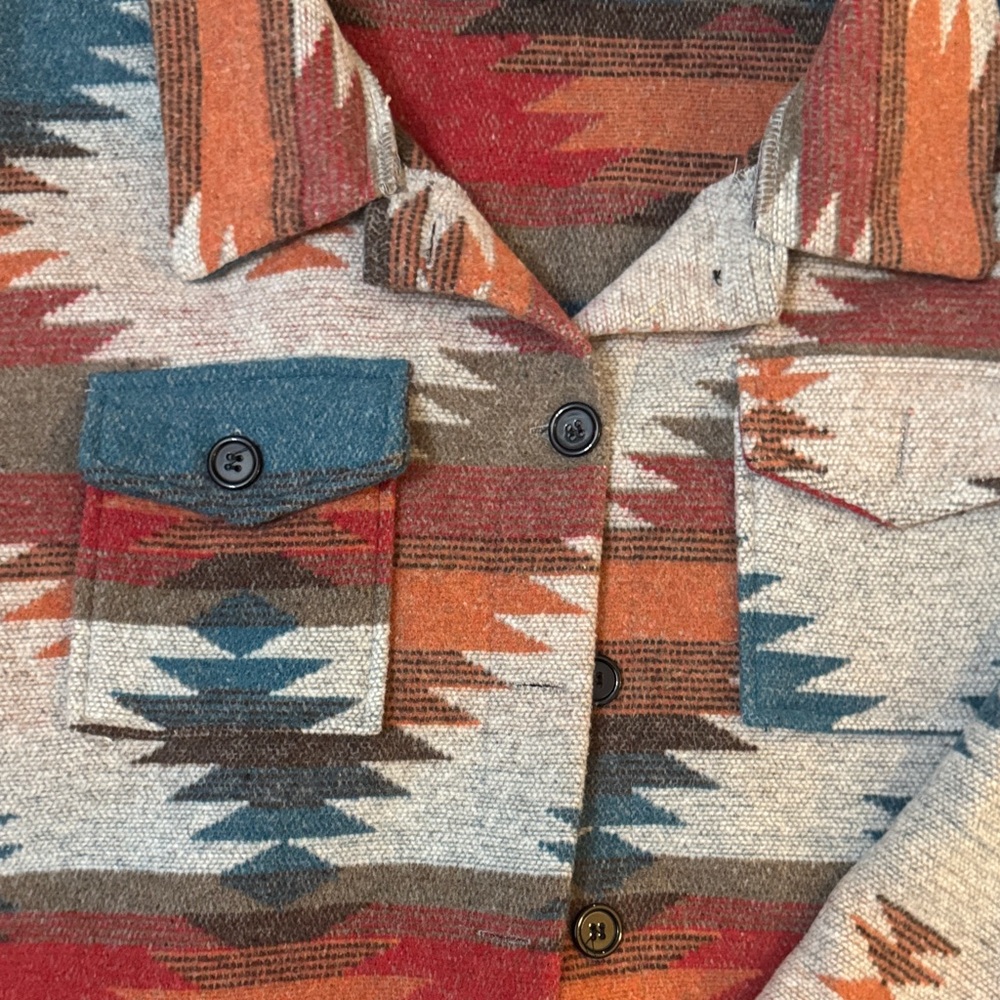 SHEIN Multicolor Geometric Jacket - image 2